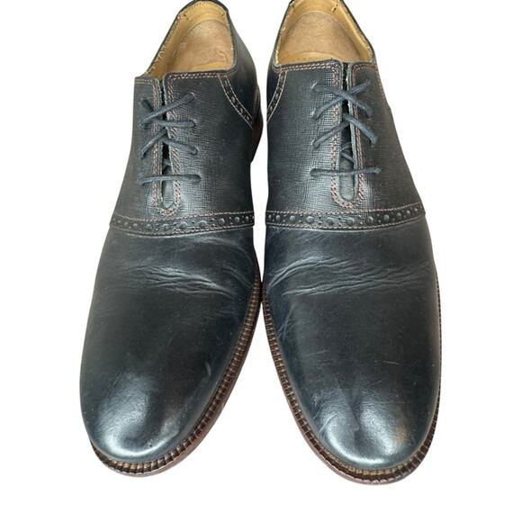 Cole Haan Williams Saddle Oxford Dress Shoe Black Leather Size 8 main image 9